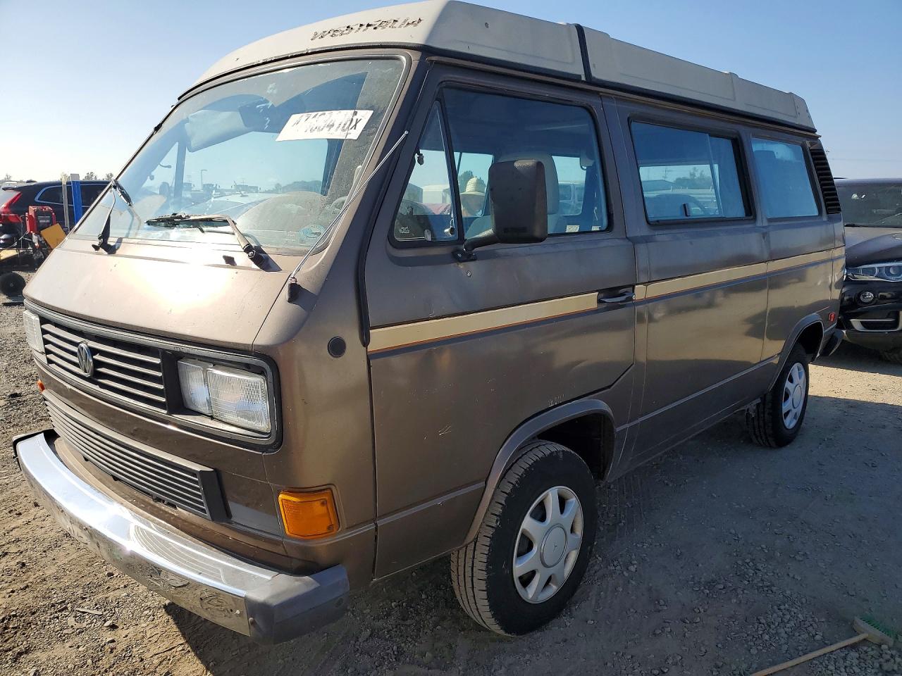 1987 VOLKSWAGEN VANAGON — VIN WV2XB0256GH018257 — Copart photograph