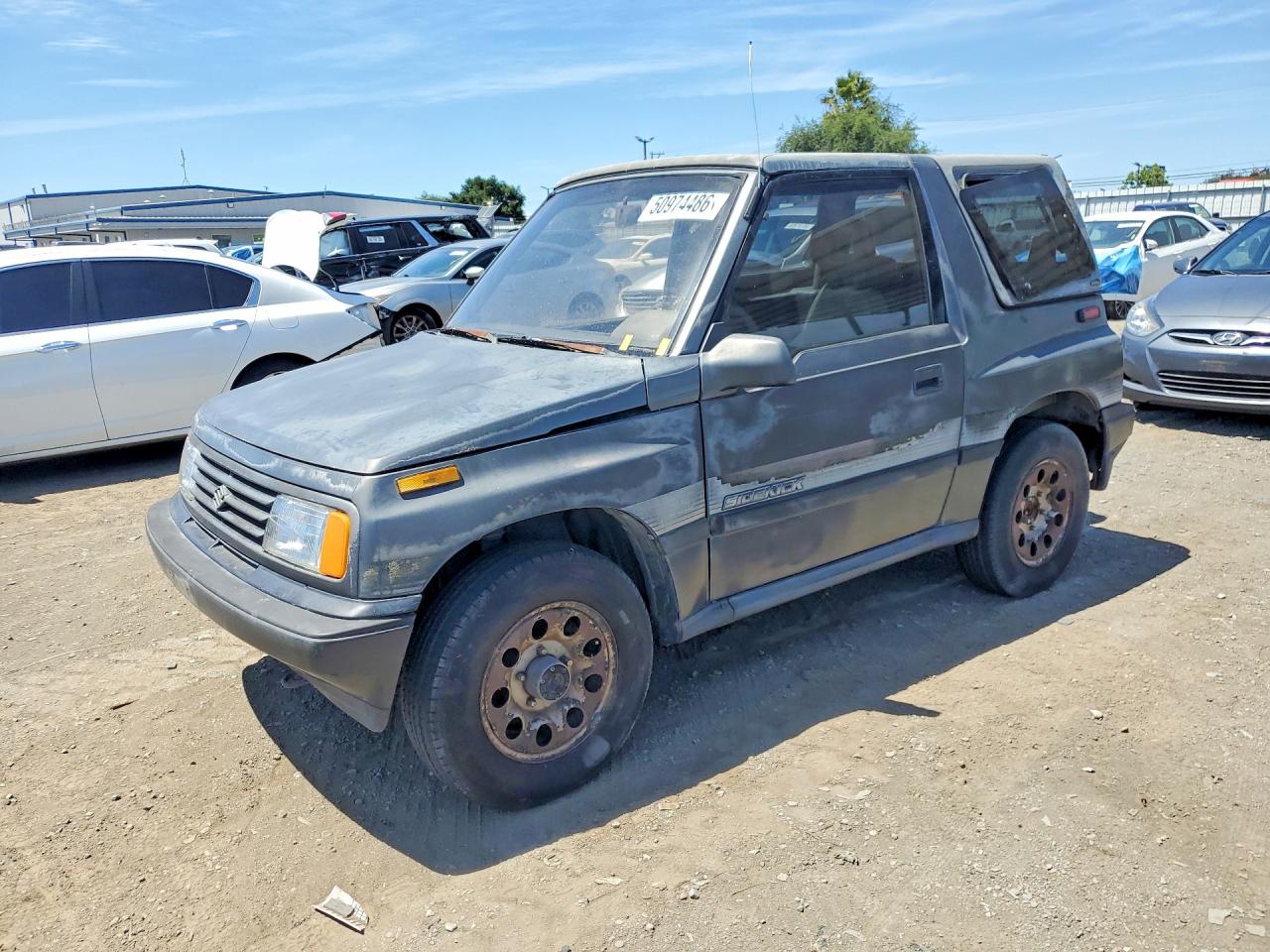 1989 SUZUKI SIDEKICK — VIN JS3TA01C5K4112583 — Copart photograph