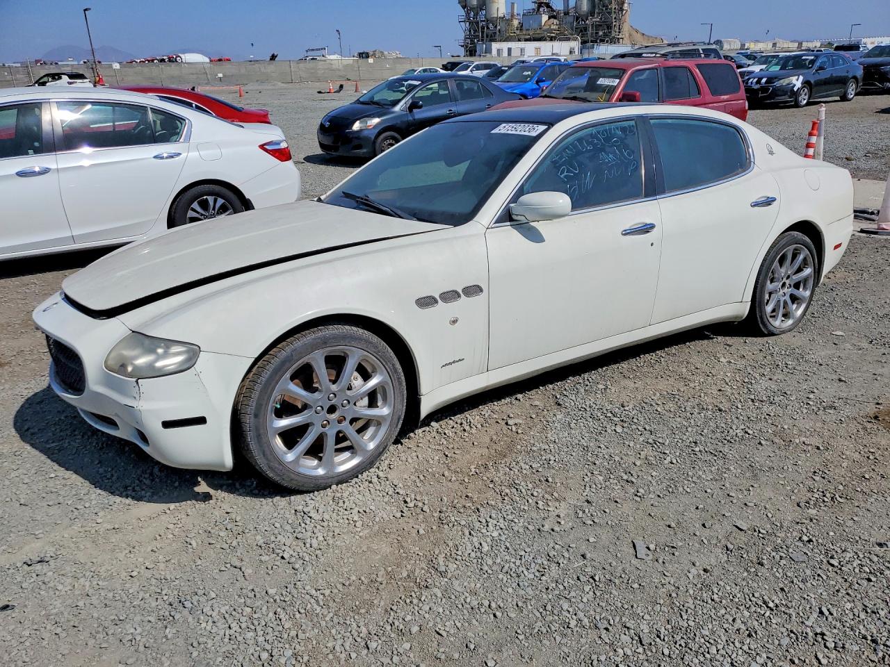 2007 MASERATI QUATTROPORTE — VIN ZAMFE39A570032263 — Copart photograph