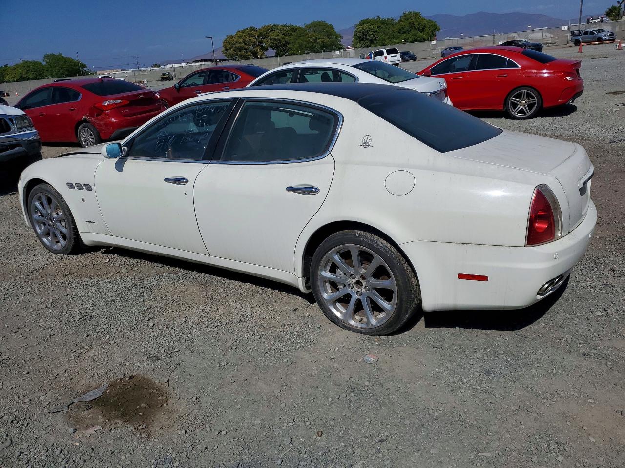 2007 MASERATI QUATTROPORTE, VIN ZAMFE39A570032263 — Photo 2