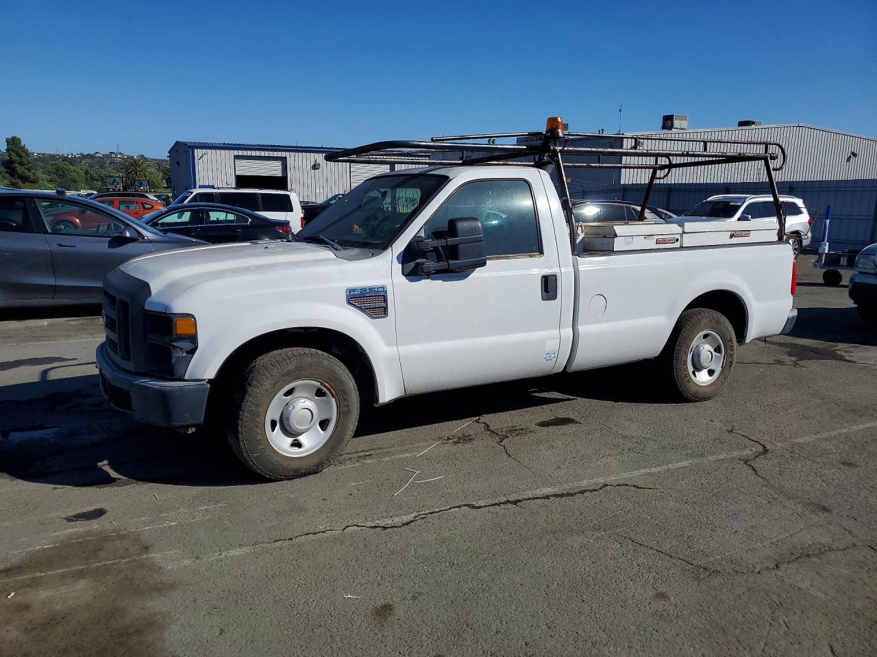 2008 FORD F250 — VIN 1FTSF20R58EE40246 — Copart photograph