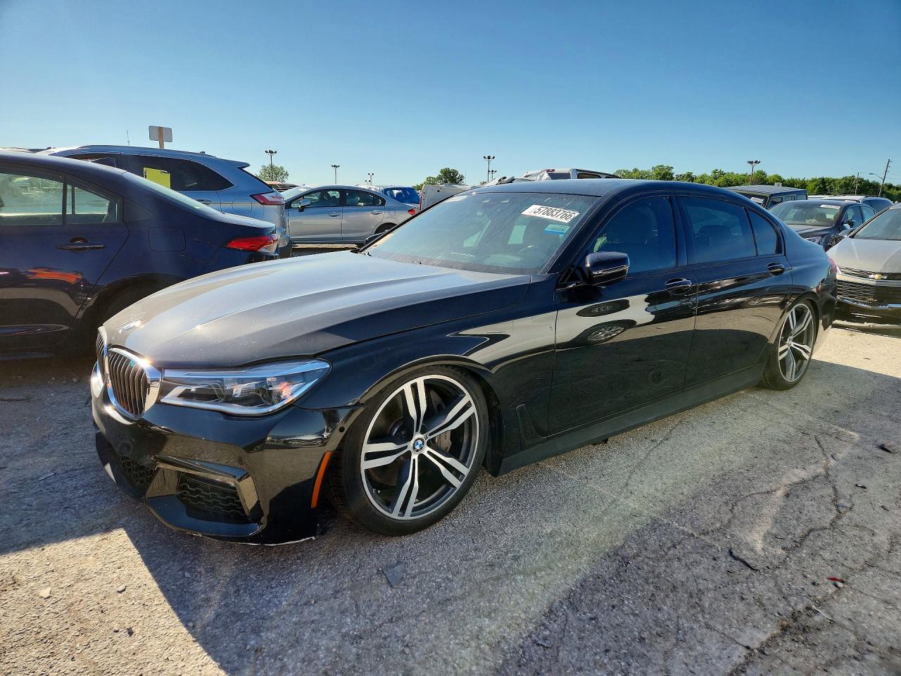 2018 BMW 750 — VIN WBA7F0C54JGM22962 — Copart photograph