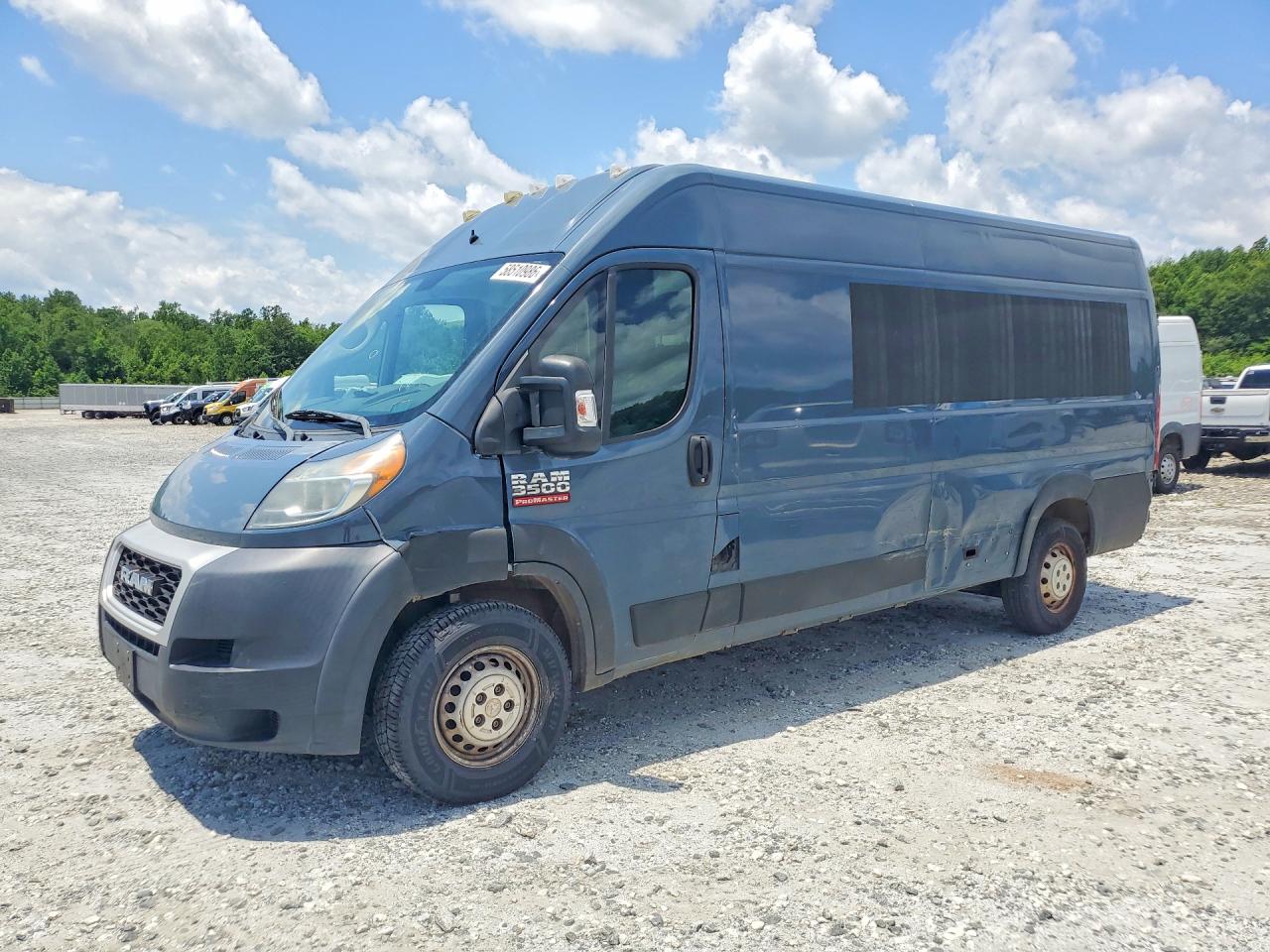 2019 RAM PROMASTER 3500 — VIN 3C6URVJG2KE542282 — Copart photograph