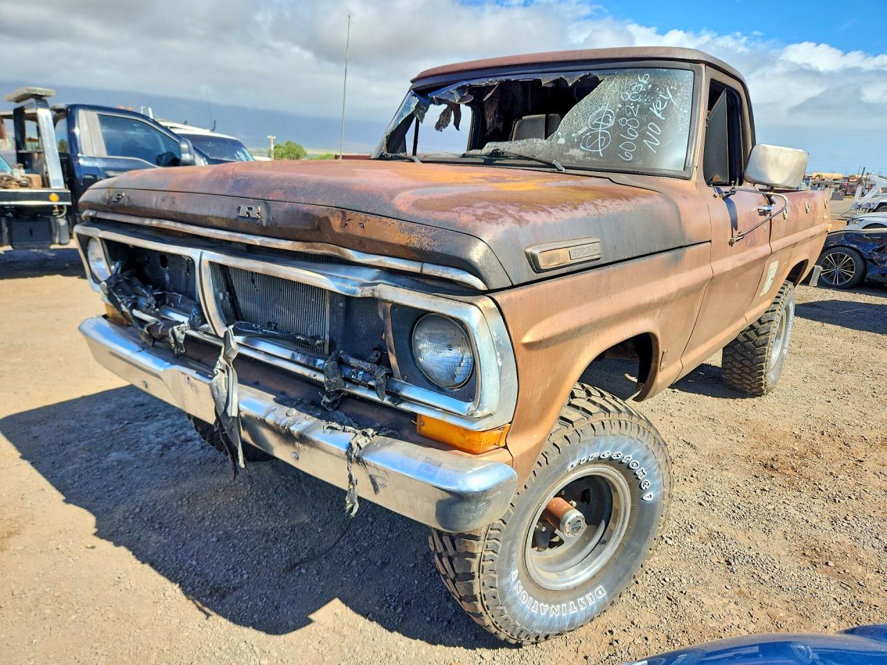 1972 FORD F100 SERIES — VIN F11YRP24372 — Copart photograph