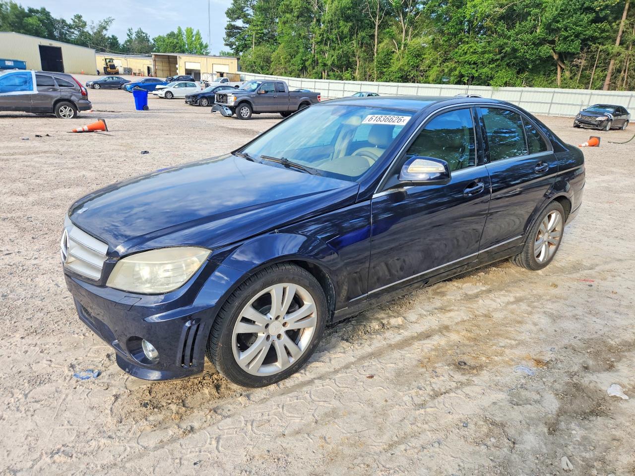 2008 MERCEDES-BENZ C — VIN WDDGF81X28F126379 — Copart photograph