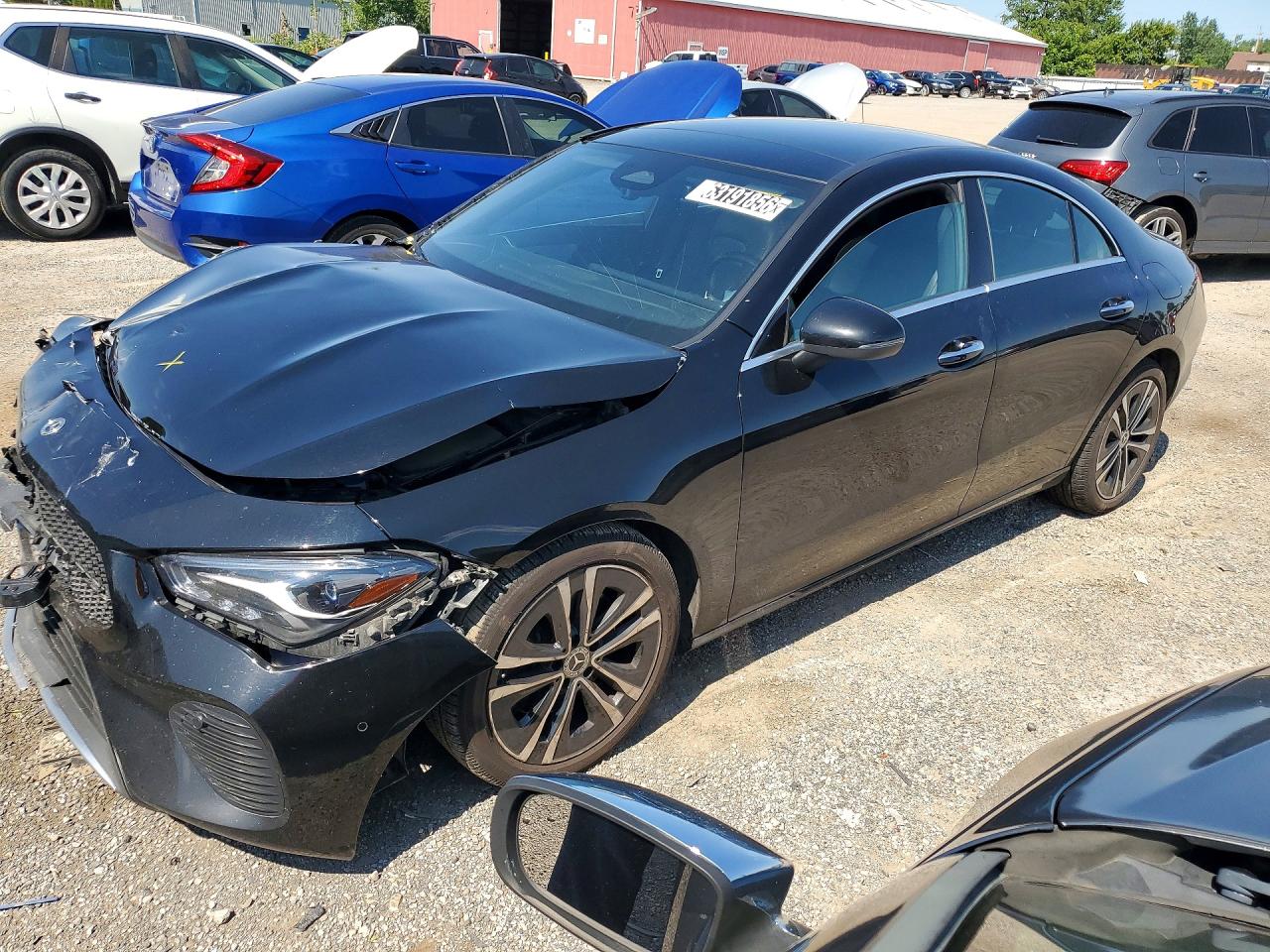 2025 MERCEDES-BENZ CLA — VIN W1K5J4HB6SN533188 — Copart photograph
