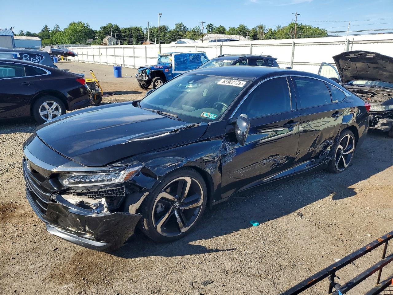 2022 HONDA ACCORD — VIN 1HGCV1F45NA038762 — Copart photograph