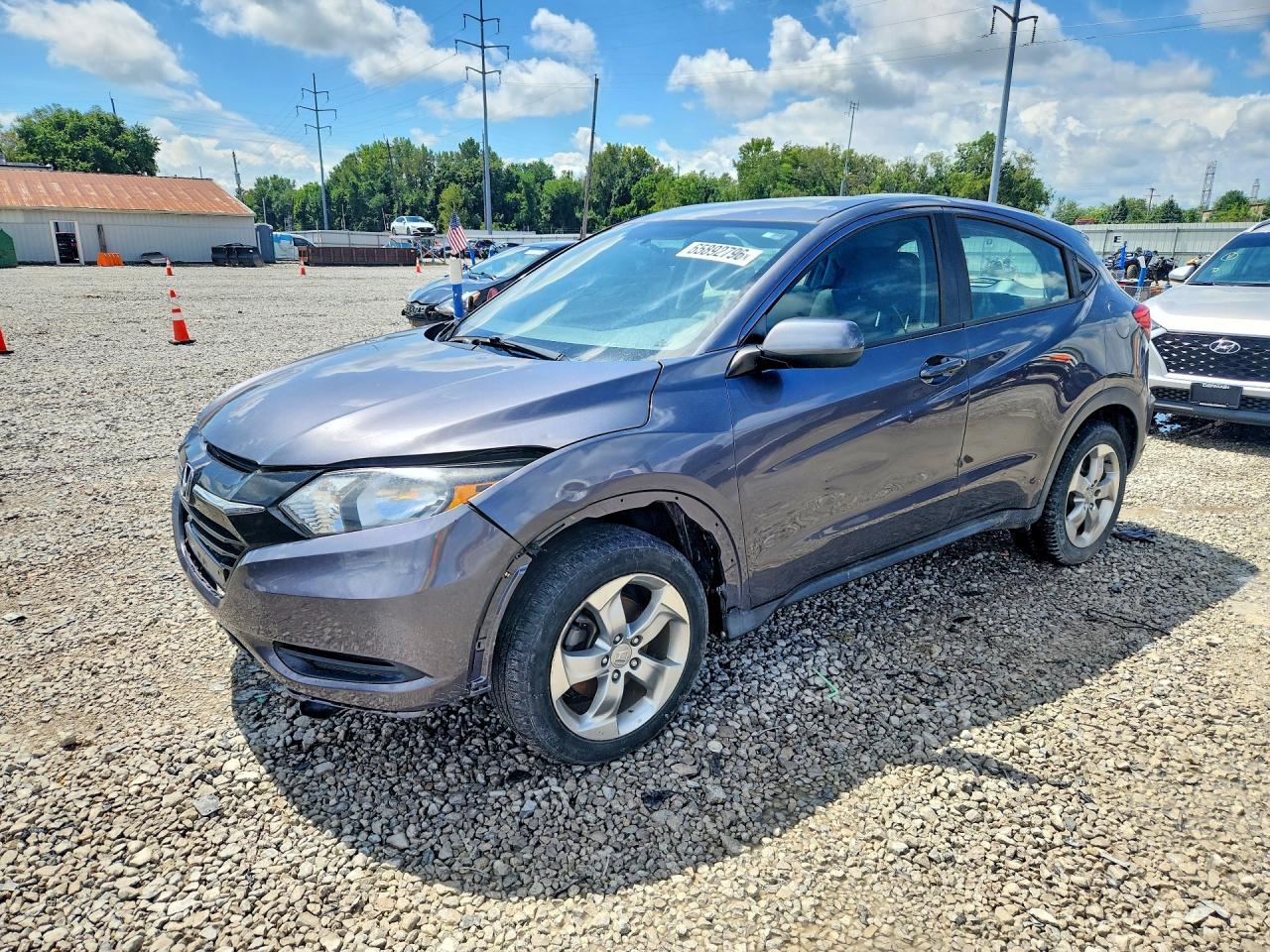 2017 HONDA HR-V — VIN 3CZRU6H37HG701522 — Copart photograph