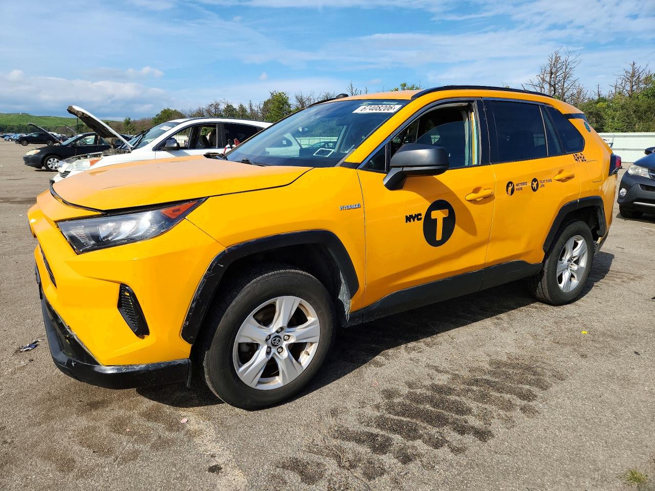 2019 TOYOTA RAV4 — VIN 2T3LWRFV0KW001280 — Copart photograph