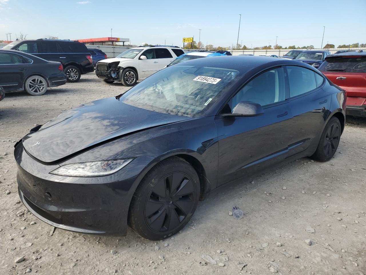 2025 TESLA MODEL 3 — VIN 5YJ3E1EB3SF011044 — Copart photograph